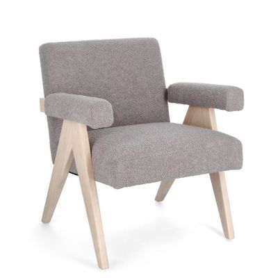 FAIZA TAUPE ARMCHAIR