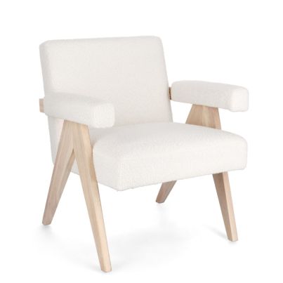 FAIZA IVORY ARMCHAIR
