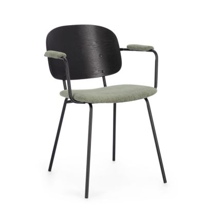 SIENNA GREEN CHAIR W-ARMR