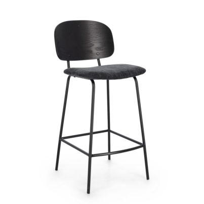 SIENNA DARK GREY KITCHEN STOOL