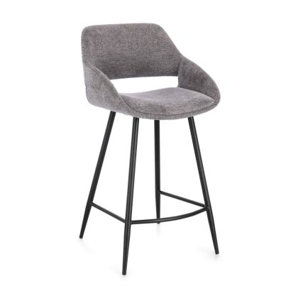 FLORENCE GREY KITCHEN STOOL