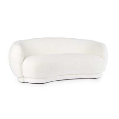 TECLA WHITE SOFA 2SEATS