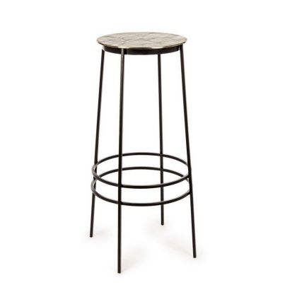 AMIRA GOLD BAR STOOL H77