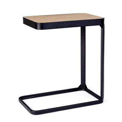 Coffee table EVERITT 50x30x55 cm. wood/black