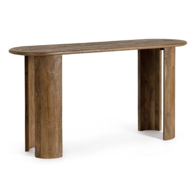 ORLANDO BROWN OVAL CONSOLLE