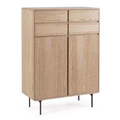 WIDALD NATURAL 2DO-4DR HIGH CABINET