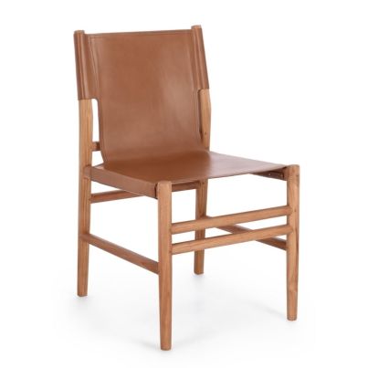 CAROLINE COGNAC CHAIR