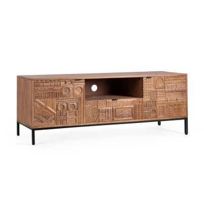 KINDIA TV CABINET 2D-1DR 140X42X55