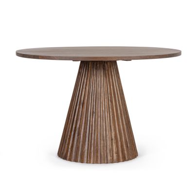 Wooden table ORISSA 120x76cm brown