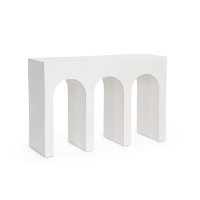 RHOME WHITE RECT CONSOLE
