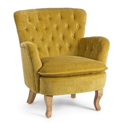 ORLINS MUSTARD ARMCHAIR