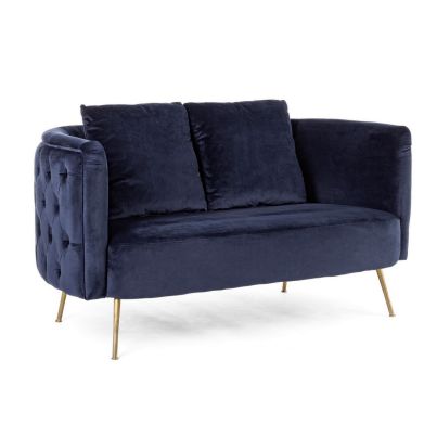 TENBURY BLUE SOFA 2SEATS