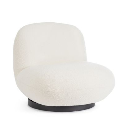 MARGOT WHITE BOUCLE' ARMCHAIR