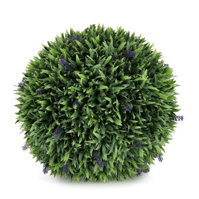 Artificial decorative topiary ball LAVENDER 48 cm. green/purple