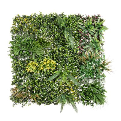 Artificial wall panel SPRING 100x100 cm. green