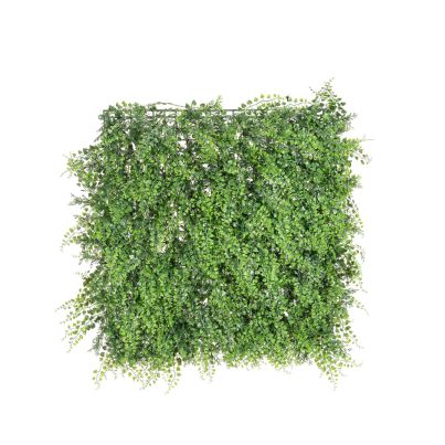 Artificial wall panel GREEN-FERN MIX 50x50 cm. green