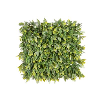 Artificial wall panel CHERRY-FERN 50x50 cm. green