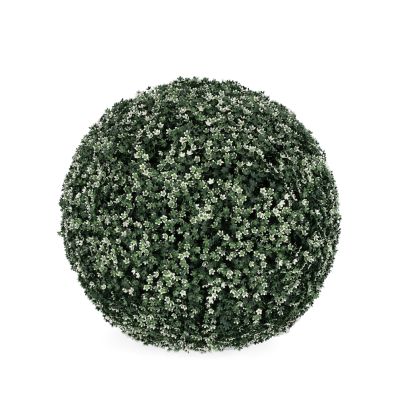 Artificial decorative topiary ball GYPSOPHILA 45 cm. green