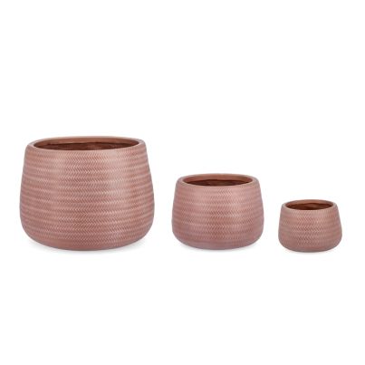 Plant pot TRESSAGE 3 pcs./set brown