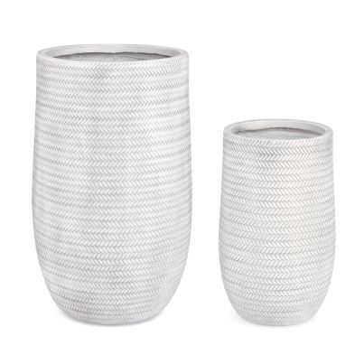 Plant pot TRESSAGE 2 pcs./set white