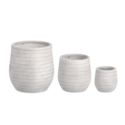 Plant pot TRESSAGE 3 pcs./set white