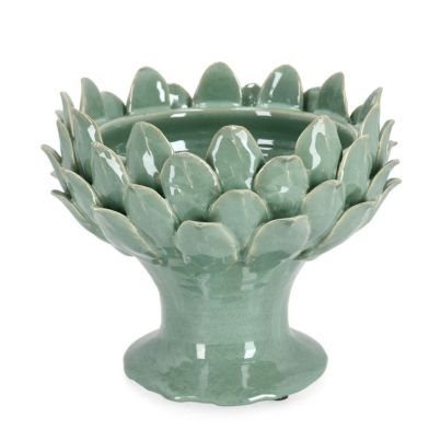 ESMA GREEN DECOR BOWL D27