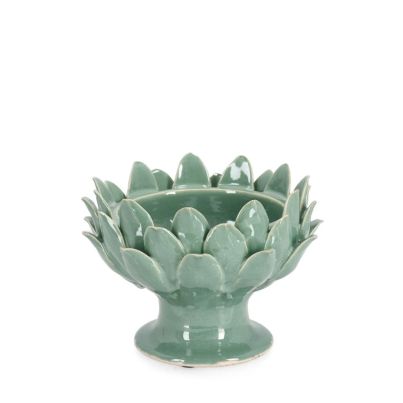 ESMA GREEN DECOR BOWL D20