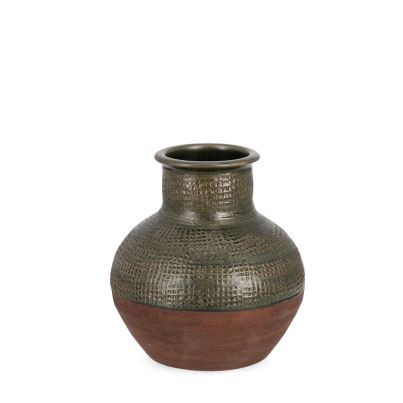 KLAS TERRACOTTA GR VASE H. H35