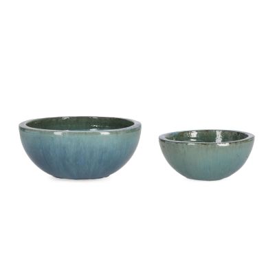 QUANG SET2 RO BLUE VASE HOLDER