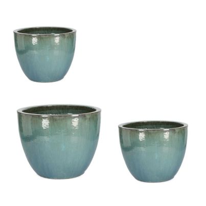 QUANG SET3 BLUE VASE HOLDER