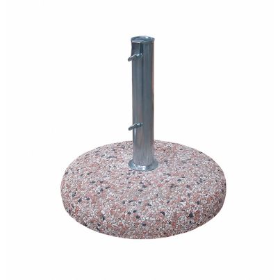 Cement parasol base 55kg 55x9-34 cm. mosaic