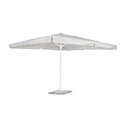 ALGHERO WHITE-LIGHT GREY PARASOL 4X4
