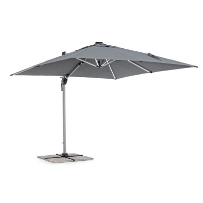 INES ANOD-DARK GREY PARASOL 3X3 LED