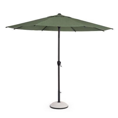 Garden parasol with aluminum pole RIO 300x237cm dark green