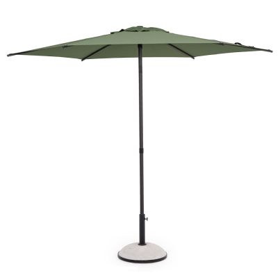 Free arm garden parasol SAMBA 270x220 cm. dark green/anthracite