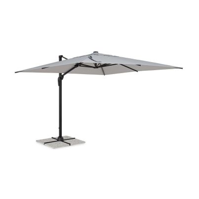 VEGA CHARC-LIGHT GREY PARASOL 3X3