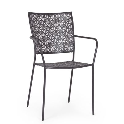 Garden chair LIZETTE 54x55x89 cm. anthracite