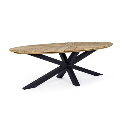 PALMDALE CARBON RT02 OVAL TABLE 240X110