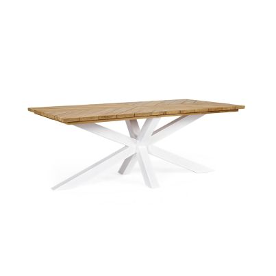 PALMDALE WHITE RT01 RECT TABLE 200X100