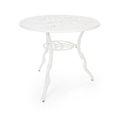 Garden table VICTORIA 80x67 cm. white