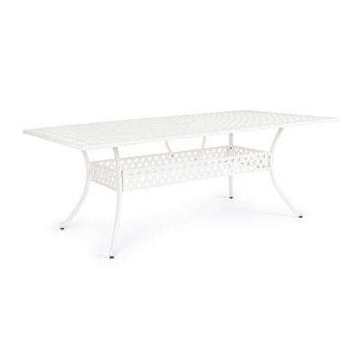 IVREA RECT WHITE TABLE 213X107
