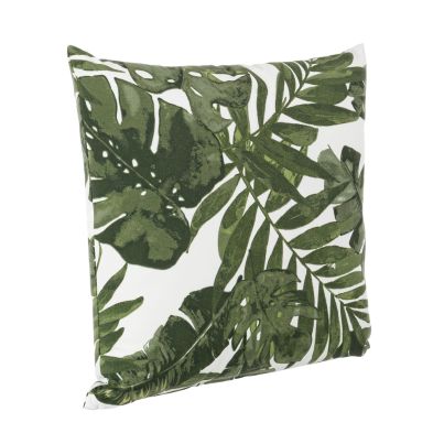 Decorative pillow RIHANNA ESOTIC 43x43x3cm green/white