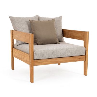 KOBO NATURAL ARMCHAIR W-CUSH - FSC