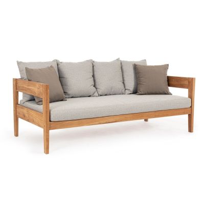 KOBO NATURAL SOFA 3 SEATS W-CUSH - FSC