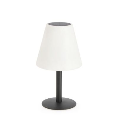 SOLAR BLACK PE LED TABLE LAMP H36