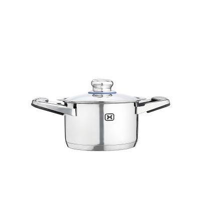 Three-layer Bottom Pot CHROM ELEGANT, Stainless Steel, 16, cm, 2.0 L