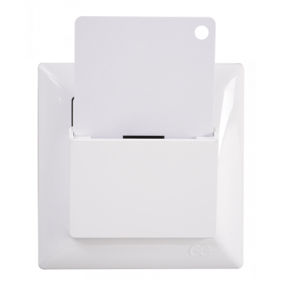 VISAGE CARD SWITCH WHITE