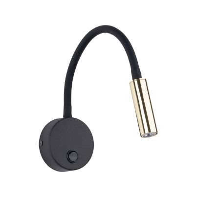 Wall lamp LAGOS 10039 1xG9 black/gold