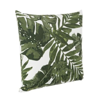 Decorative pillow RIHANNA ESOTIC 43x43x3 cm. green/white