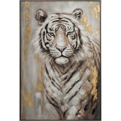 Acrylic painting Bright Tiger 82,5x122,5cm